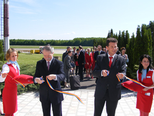 Taierea panglicii la Aeroportul Baia Mare